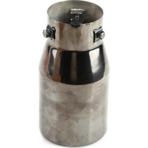 80% Dropshipping!!70mm Titanium Black Exhaust Pipe Tail Throat Muffler Tip Car Modified Parts