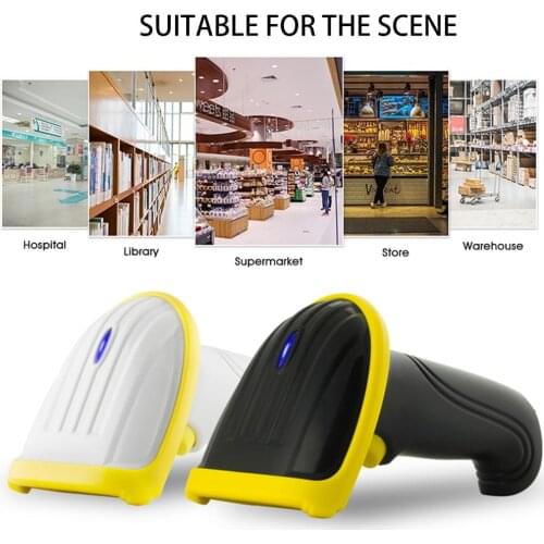 2.4G Wireless Barcode Scanner Long-distance Transmission Scanner Readable One-dimensional Barcode Readable For Windows Android
