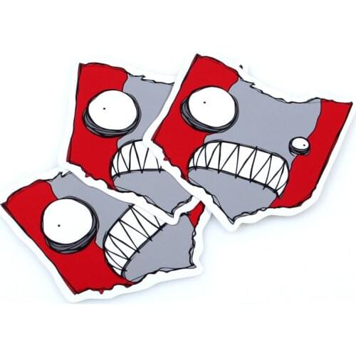 Fast delivery factory wholesale Jesus fish decal famous car stickers UV Protected die cut stickers custom ---DH13286