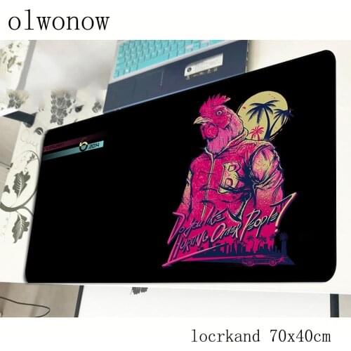 Hotline Miami mousepad 700x400x3mm gel gaming mouse pad gamer mat 3d game computer desk padmouse keyboard large play mats
