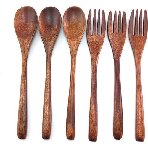 Hot Sale Lot Wooden Spoon Bamboo Kitchen Cooking Utensil Tool Soup Teaspoon Catering Kids Spoon kitchenware for Rice Soup