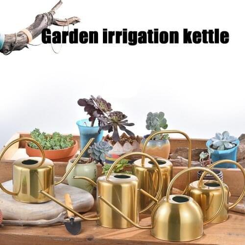 1Pc Creative Stainless Steel Long Mouth Watering Pot Small Household Gardening Kettle