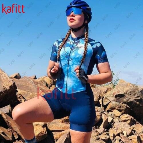 Kafitt Veil Shorts Sets Women Dresses Casual Clothing Cycling Feminina Bicycle Accessories Set Feminino Cycling Jersey Bibs velo