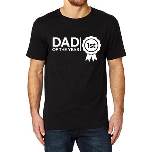 Lyprerazy Mens DAD OF THE YEAR Funny Printed T-Shirt