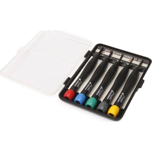 8PK-2063 5PCS Precision Multifunction Cross Head Electronic Screwdriver Tool Set For Clock Notebook Repair