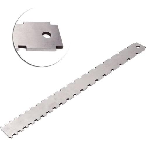 Notched Guitar Neck Straight Edge Stainless Steel For Fender Gibson Luthier Tool Silver Guitar Accessories And Parts