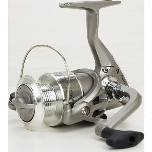 SC1000-7000 8 Ball Bearing Aluminum Left/Right Metal Handle Fishing Spinning Reel 5.5:1 carretilhas de pescaria
