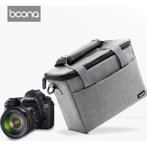 BOONA Digital DSLR Camera Video Bag Carrying Shoulder Camera Bag Upgrade Waterproof multi-functional Padded for Photographer