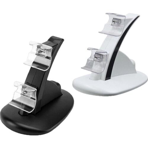 LED Dual USB Charging Charger Dock Stand Cradle Docking Station For -XBOX ONE S X SLIM Game Gaming Console Controller