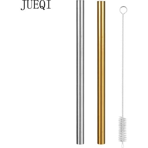 3Pcs Extra Wide Straw Reusable Stainless Steel Drinking Straw Metal Straw For Smoothies Tapioca Pearls Milk Tea Juice Bar Tools