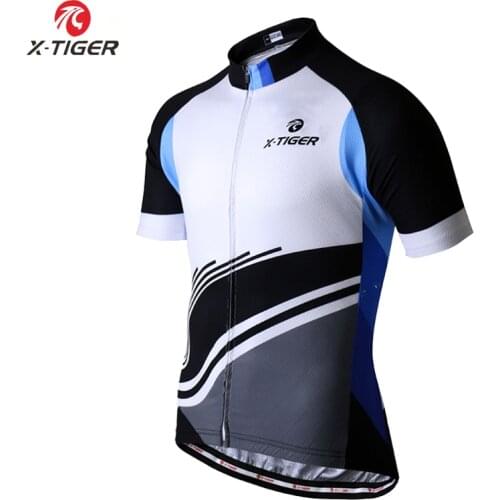 X-TIGER Cycling Jersey Short Sleeve Cycling Clothing Summer MTB Quick-Dry Breathale Bicycle Clothing Racing Bike Man Clothes