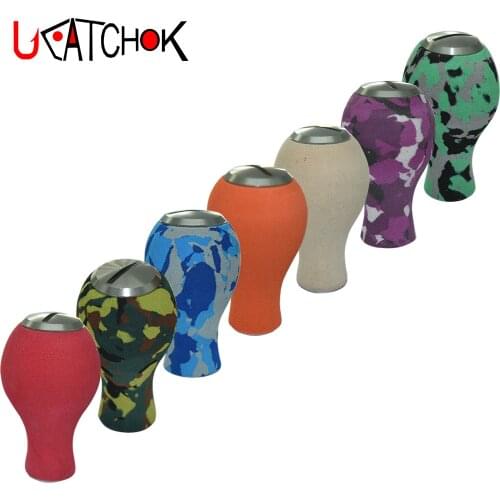 1pcs/pack New Model High Quality Strong EVA material Fishing Reel knob for spinning Reel Reel DIY repair refit