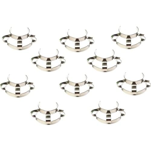 10Pcs/Lot 19# Stainless Steel Clip,Keck Clamp,For 19/26,19/38 Glass Ground Joint