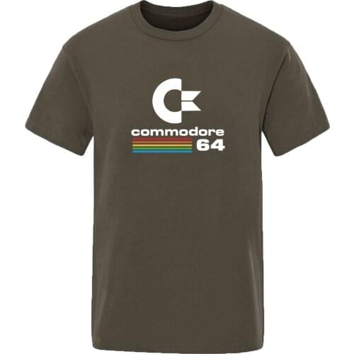 Camisetas cotton Commodore 64 t shirt For Men 2020 summer crew neck t-shirts male Harajuku Hip Hop homme Fashion Top tees