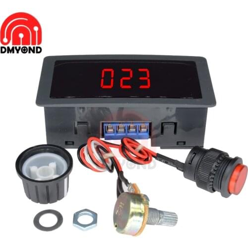 8A 12V 24V PWM DC Motor Speed Controller Adjustable PWM Variable Regulator CV Governor Switch LED Digital Display 6V-30V 16kHz