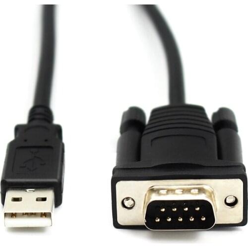 USB to RS232 DB 9-Pin Male Cable Adapter Converter Supports Win 7 8 10 Pro System