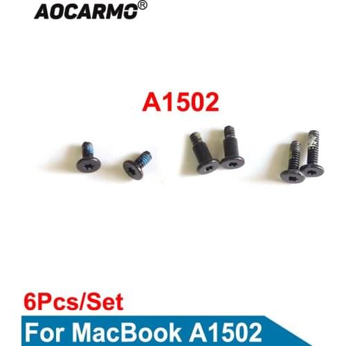 Aocarmo Full Set Screws Internal Horn Screw Of Motherboard For MacBook A1502 Inside Motherboard Screws Bolt Replacement Parts