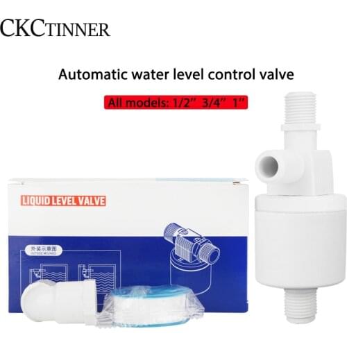 Floating Ball Valve 1/2'' 3/4'' 1'' Automatic Float Valve Water Level Control installed Outside Tower Tank Liquid Level Switch