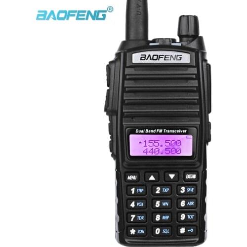 BaoFeng UV 82 Dual Band 136-174mhz (VHF) 400-520mhz (UHF) 5W Two Way Radio Handheld Walkie Talkie