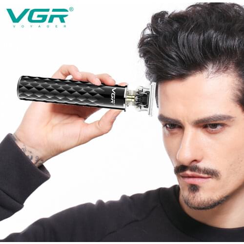 VGR V-170 Hair Clipper Professional Personal Care Full Metal Oil Head Barber 0 Knife Head Body Trimmer for Men Cordless Clipper