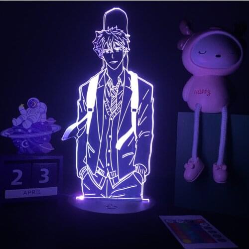 BL Anime GIVEN 3D LED Night Lamp Otaku Glow Figure Lights Birthday Gifts Home Bedroom Dressing Table Decoration Dropshipping