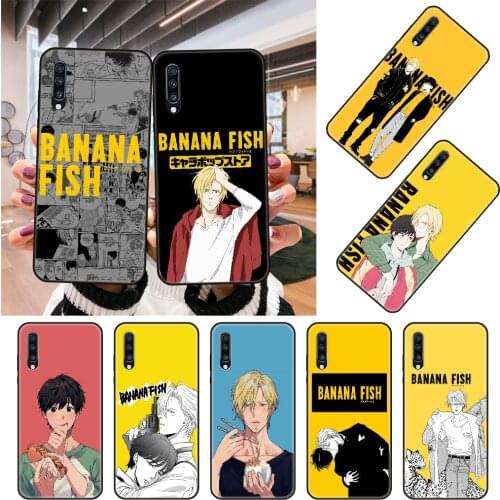 Phone Case For Samsung Galaxy A 50 51 71 70 80 7 5 10 40 20 30 41 21 S E Black Cover Prime Art Coque Tpu Anime Banana Fish