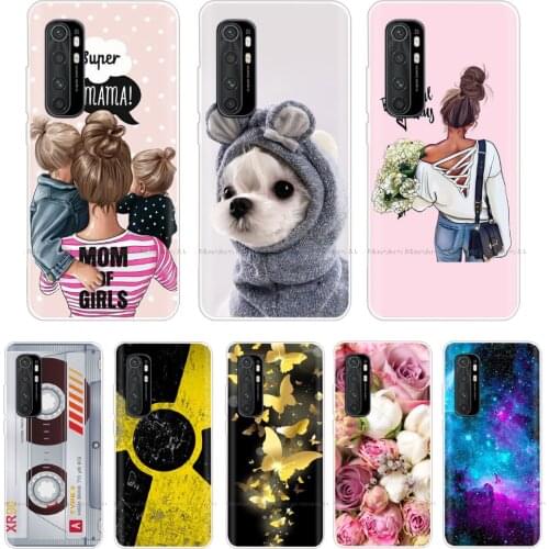 For Xiaomi Mi Note 10 Lite Case Silicone Soft TPu Back Cover Case For Xiaomi Mi Note 10 Note10 Lite Case Coque Cover Funda Shell