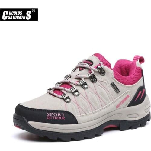 Cuculus New Arrival Womens Hiking Shoes Female Outdoor Antiskid Breathable Trekking Hunting Tourism Jogging Mountain Sneakers