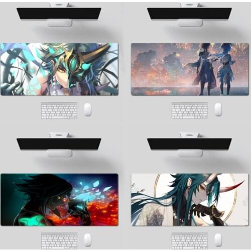 Genshin impact xiao Laptop Keyboard Desk Mat Office Computer Mouse Pad Laptop Mouse Pad Game Mouse Mat