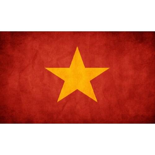 KAFNIK,Custom vietnam do the old Flag Retro National Flag 14*21cm/30*45cm/60*90cm(2*3ft)/90*150cm(3*5ft) for home Decorative