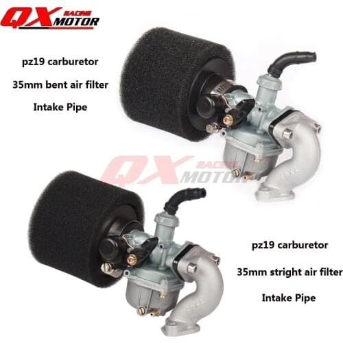 PZ19 Carburetor Carb 35mm Air Filter Intake Pipe Gasket Set For Chinese 50cc 70cc 90cc 110cc ATV Quad Motorcycle Motocross