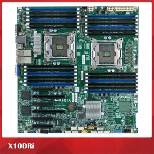 For Supermicro Workstation motherboard X10DRi MBD-X10DRi C612 2011V3 X99 DDR4 V3 V4 M.2
