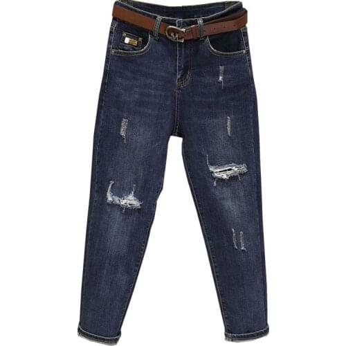 Py1023 2020 spring summer autumn new women fashion casual Denim Pants woman female OL high waisted jeans