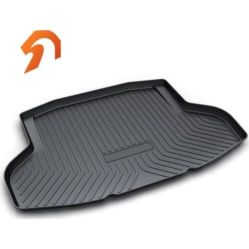 Rubber Rear Trunk Cover Cargo Liner Trunk Tray Floor Mats For Honda Honda CIVIC 2015-2018 Carpet Liner Mats