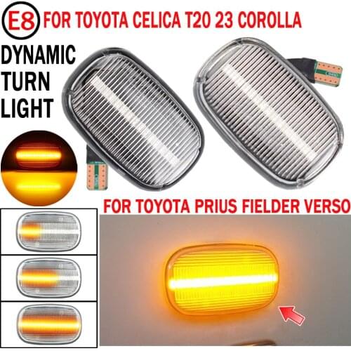 Led Turn Signal Lights For Toyota Corolla RAV4 Prius Yaris Camry Vios Hilux Allex Avensis Celica Supra Mk4 Dynamic Side Marker
