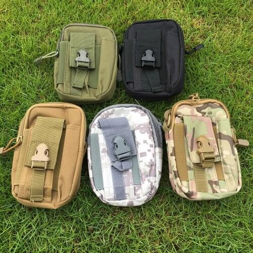 Outdoor Camping Bags Tactical Molle Pouch Belt Bag Military Hip Waist Belt Wallet Backpack Soft Sport RunningTravel Bags for Men