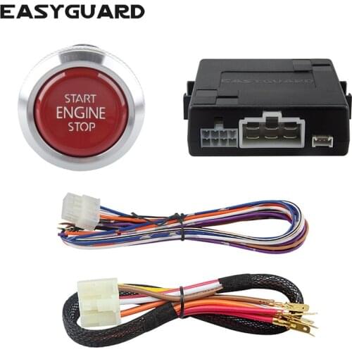 EASYGUARD Smart engine start module W remote start stop for automatic transmission car optional,can work with car alarm system