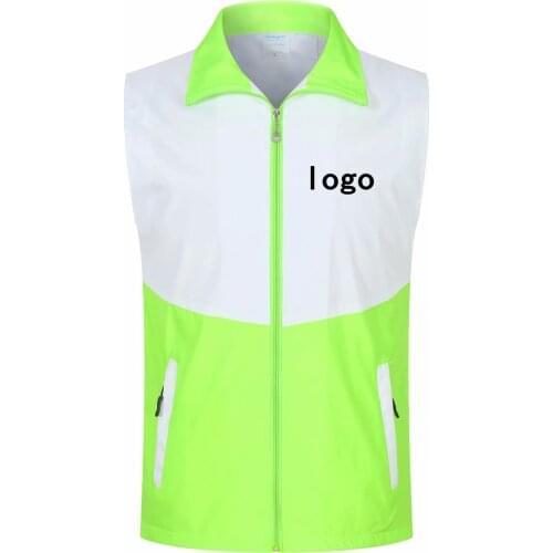 New Free Custom Design Vests Print Logo Men Woman High visibility safety Vest Work Vest Workwear Uniform