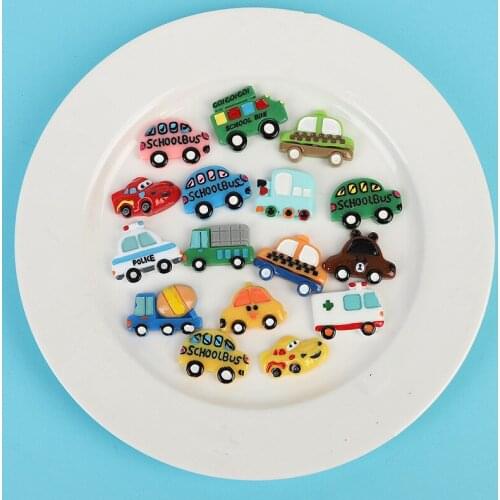 10 PCS Car Series Resin Accessories DIY Handmade Materials For Jewelry Making