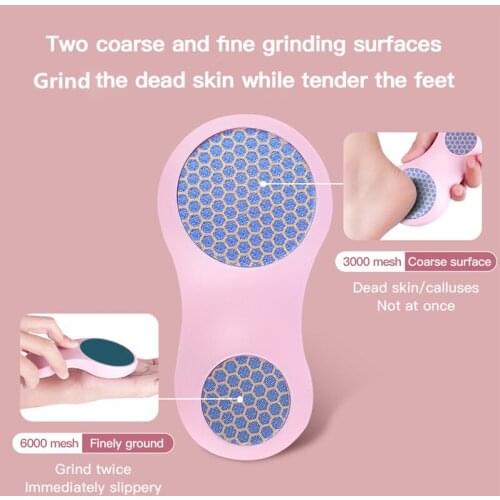2-sides Nano Glass Exfoliating For Foot Dead Skin Painless Callus Crust Remover Pedicure Board