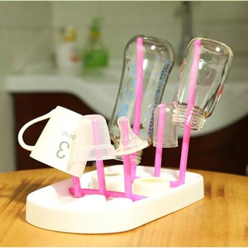 2020 New Foldable Baby Feeding Bottle Dryer Rack Simple tree shape Cleaning Drying Rack Shelf Feeding Holder Kitchen Tools