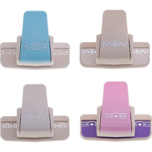 4 Different Patterns Design Fancy Border Punch Scrapbook Handmade Edge Device DIY Paper Cutter Handmade Craft Gift