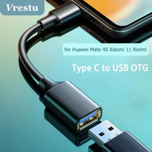 Mobile Phone USB Type C Male to USB 3.0 A Female OTG Cable USBC Adapter for Mouse Keyboard U-disk Connector Data Line Converters