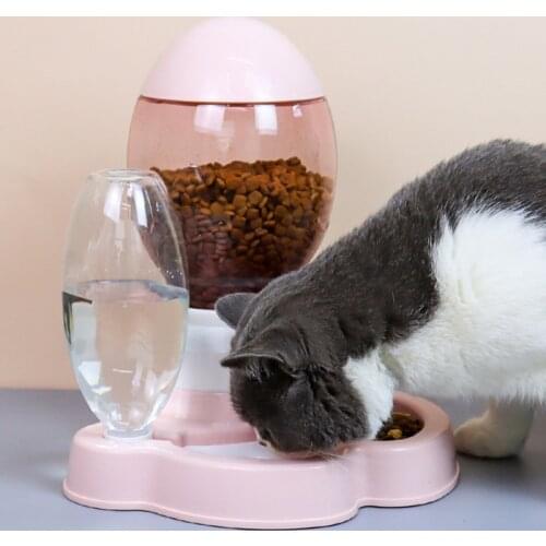 Pet Automatic Feeder Cat Dog Food Dispense Water Drinking Bowl Feeding Dispenser For Cats Dogs Auito Drinking Feeder Device