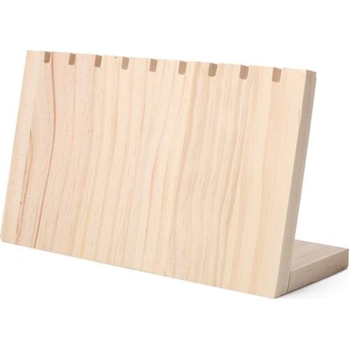 Wooden Plank Necklace Jewelry Display Stand, Necklace Display Holder, Necklace Storage Holder, Jewelry Display Stand