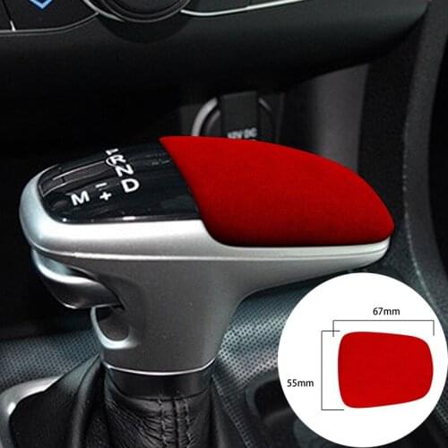 For Dodge Charger 2016-2021 Challenger 2015-2020 Alcantara Suede Wrap Car Gears Panel Strip Covers Trim Sticker Car-Styling