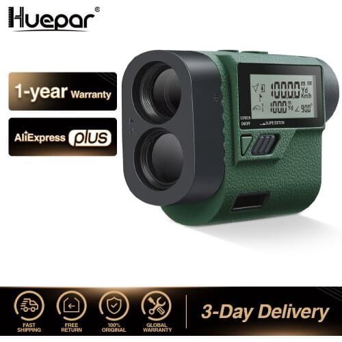 Huepar 1000m Telescope Laser Rangefinder Laser Distance Meter Golf Hunting laser Range Finder Tape Measure Roulette Sports