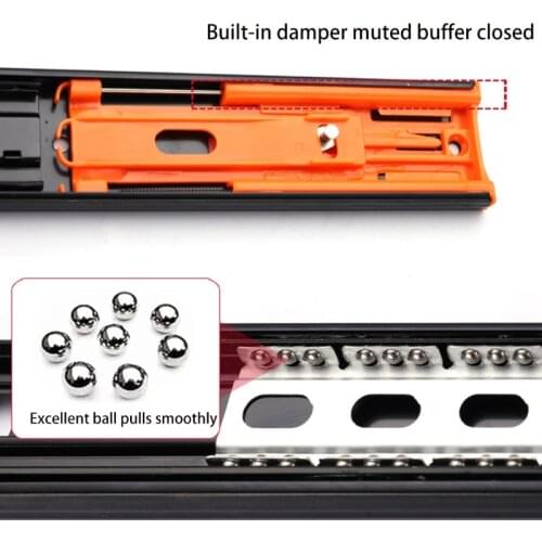 Drawer Rails with Damping System Closed Silently Smooth Operation Load Capacity: 55.12lbs Dog Gate Hanging Drawer