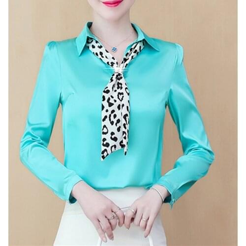 NUYIMEI Blouses With Tie