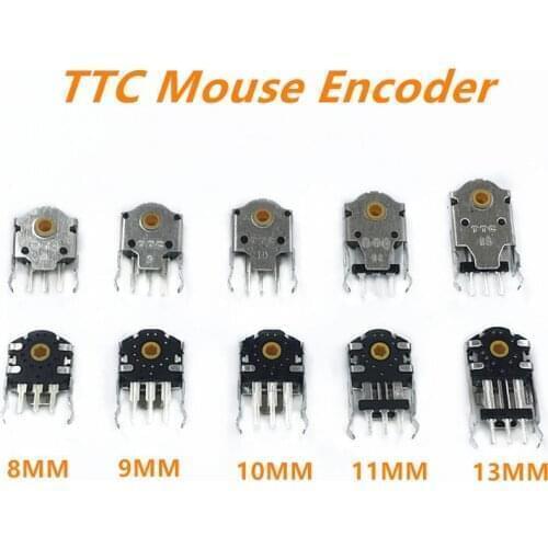 2Pcs Original TTC Mouse Encoder Highly Accurate 8mm-13mm yellow Core Solve sensei TEN RIVAL 300 310 g102 304 G703 wheel problem